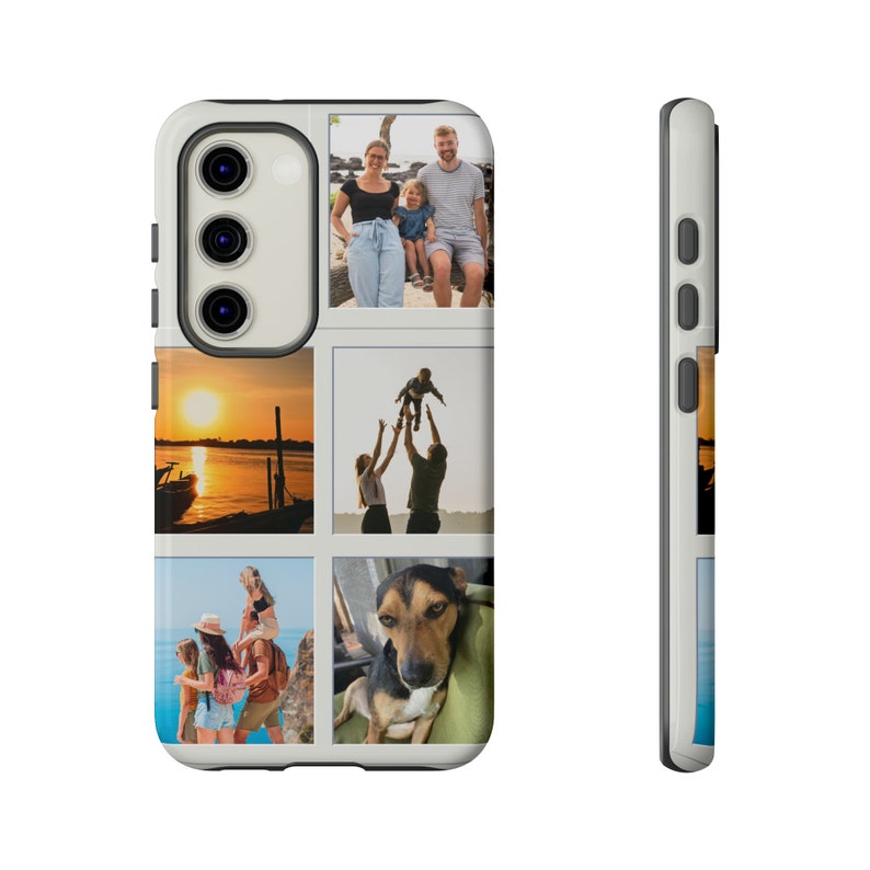 Custom Photo Collage Phone Cases Image Phone Case iPhone Case Custom Picture Galaxy Case Customized Personalized Case with Pictures Collage image 2