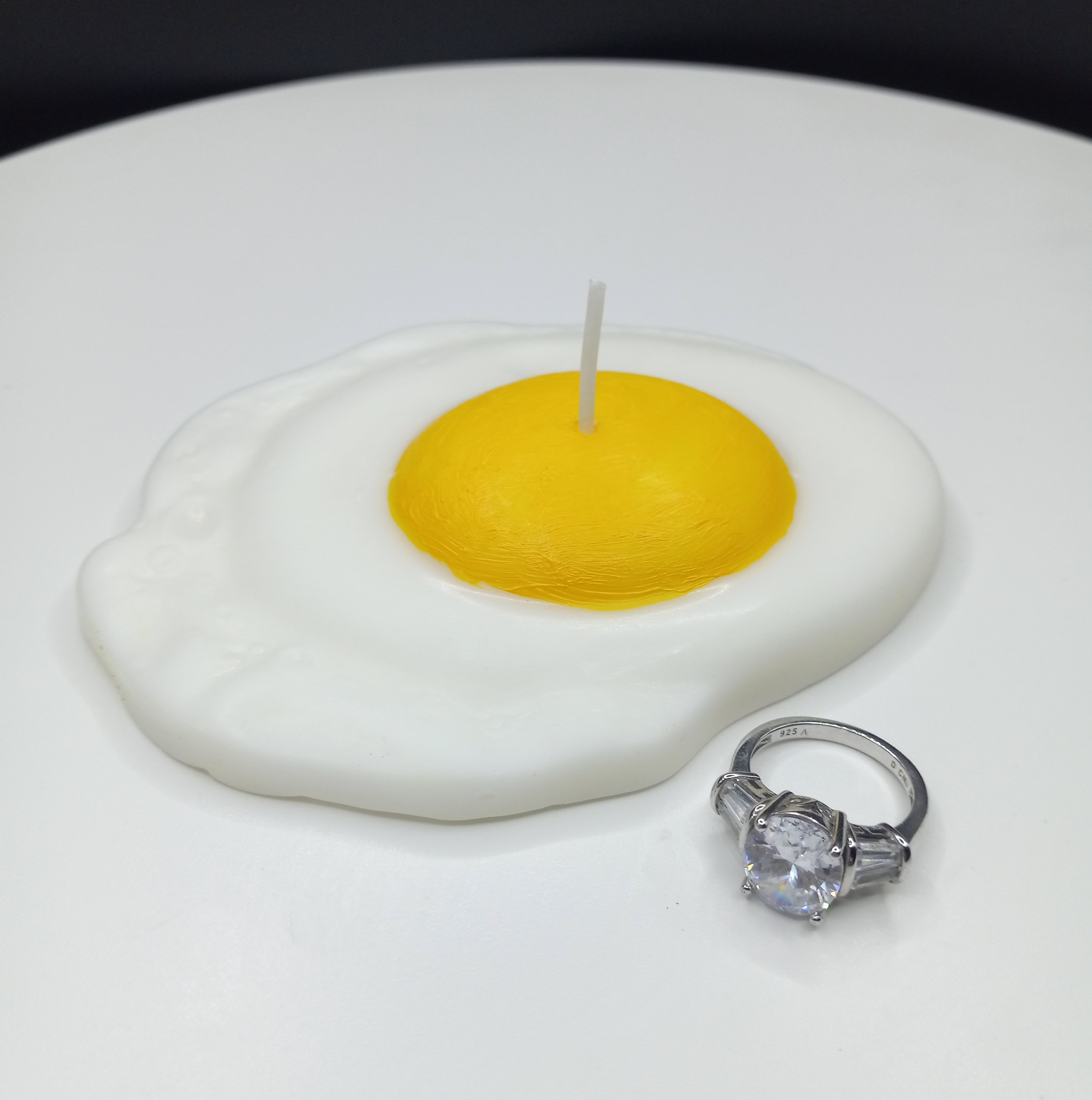 Fried Egg Candles Handmade Gifts  Unique Cake Candle Fake Food Art Breakfast Decor Soy Wax Prank Gag Eggs Stocking Stuffer Birthday Votive