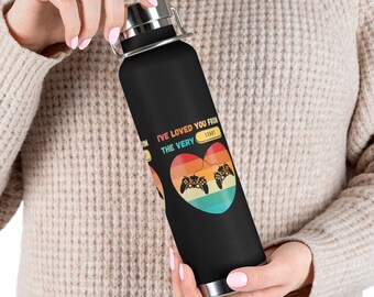 Retro Gaming Thermos Anniversary Gift Video Game Birthday Gifts for Him Husband Boyfriend 22oz Vacuum Insulated Bottle Tumbler Travel Mugs
