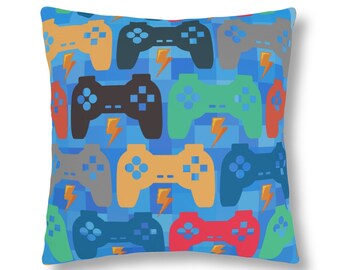 16x16 Multicolor Gaming Gifts for Video Game Nerds And Geeks Controller Gaming Video Gamer Nerd & Gamer Geek Throw Pillow 16x16 Multicolor Gaming Gifts for Video Game Nerds And Geeks Controller Gaming Video Gamer Nerd & Gamer Geek Throw Pillow