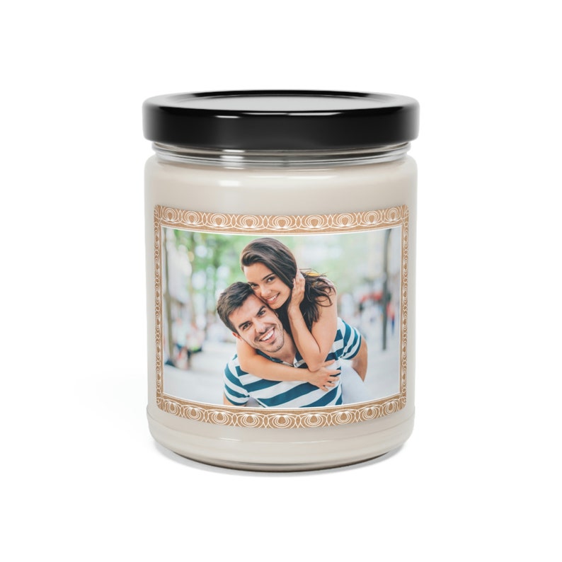 Personalized Picture Candle Gifts Custom Photo Candles Gift for Him Gift for Her Anniversary Wedding Birthday Keepsake Personalize Gift Idea image 5