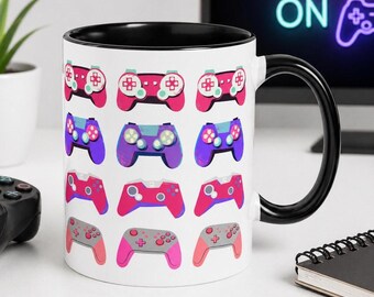 Girl Game Controller Mug Gamer Coffee Tea Mug Gift Video Game Birthday Gift for Her Girlfriend Gamer Gift Gaming Home Décor Gamer Gaming