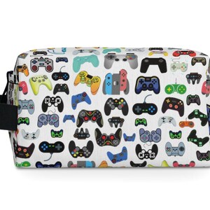 Game Controller Toiletry Bag Gifts for Him Video Game Controller Gaming Gift Idea Travel Toiletries Birthday for Son Gamer Boys Pouch Gift image 3