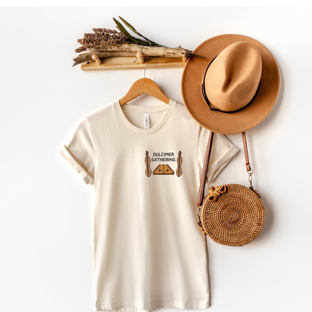 Dulcimer Tshirt Jersey Short Sleeve Tee Mountain Dulcimer Hammered Dulcimer Gathering Shirt