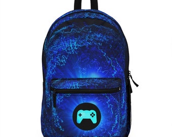 Boys Backpack Video Game Backpacks Gamer Gift Birthday Gifts for Him School Supplies Lightweight Laptop Bag Rucksack Minimalist Unique Bags