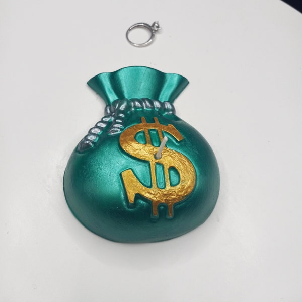 Bag of Money Candle Cash Dollar Candle Money Bag Cash Candle Money Candle Abundance Wealth Centerpiece Money Home Decor Gift for Him Her