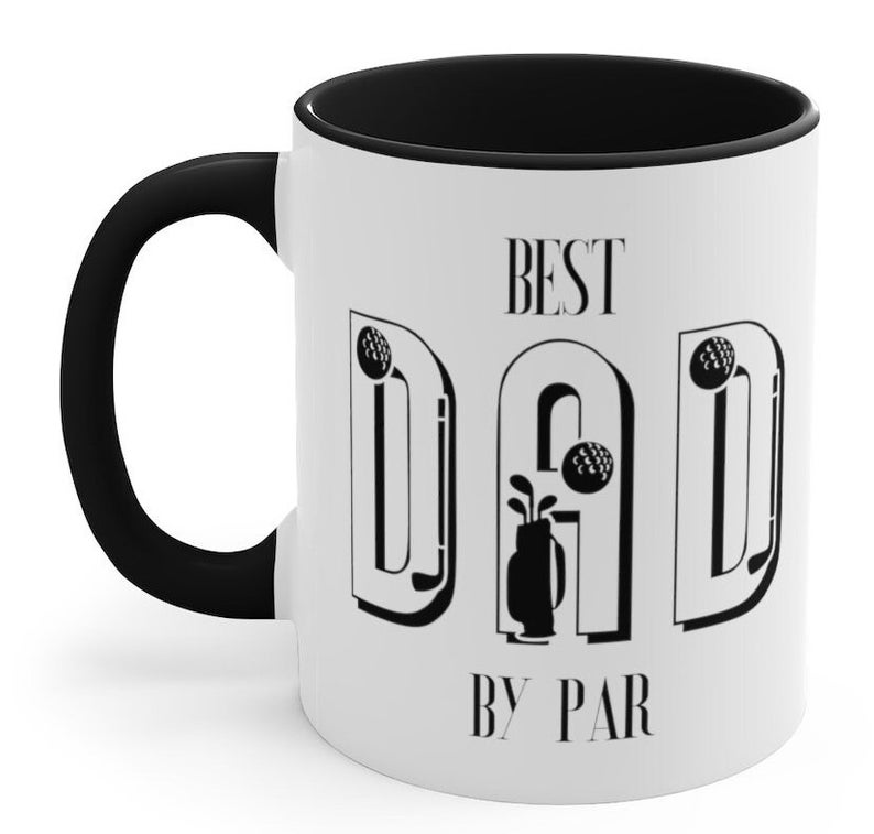 Best Dad by Par Dad Golf Coffee Mug Fathers Day Gift Golfing Golf Lover Gift Funny Gifts for Him Husband Ceramic Golfer Dads Golf Gifts Him image 6