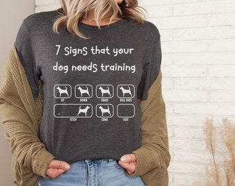 Funny Dog Shirt Womens Clothing Animal Lover T shirt Gift for Dog Lovers Tee Gifts for Her Funny Shirts Jokes Trainer Training Summer Tees