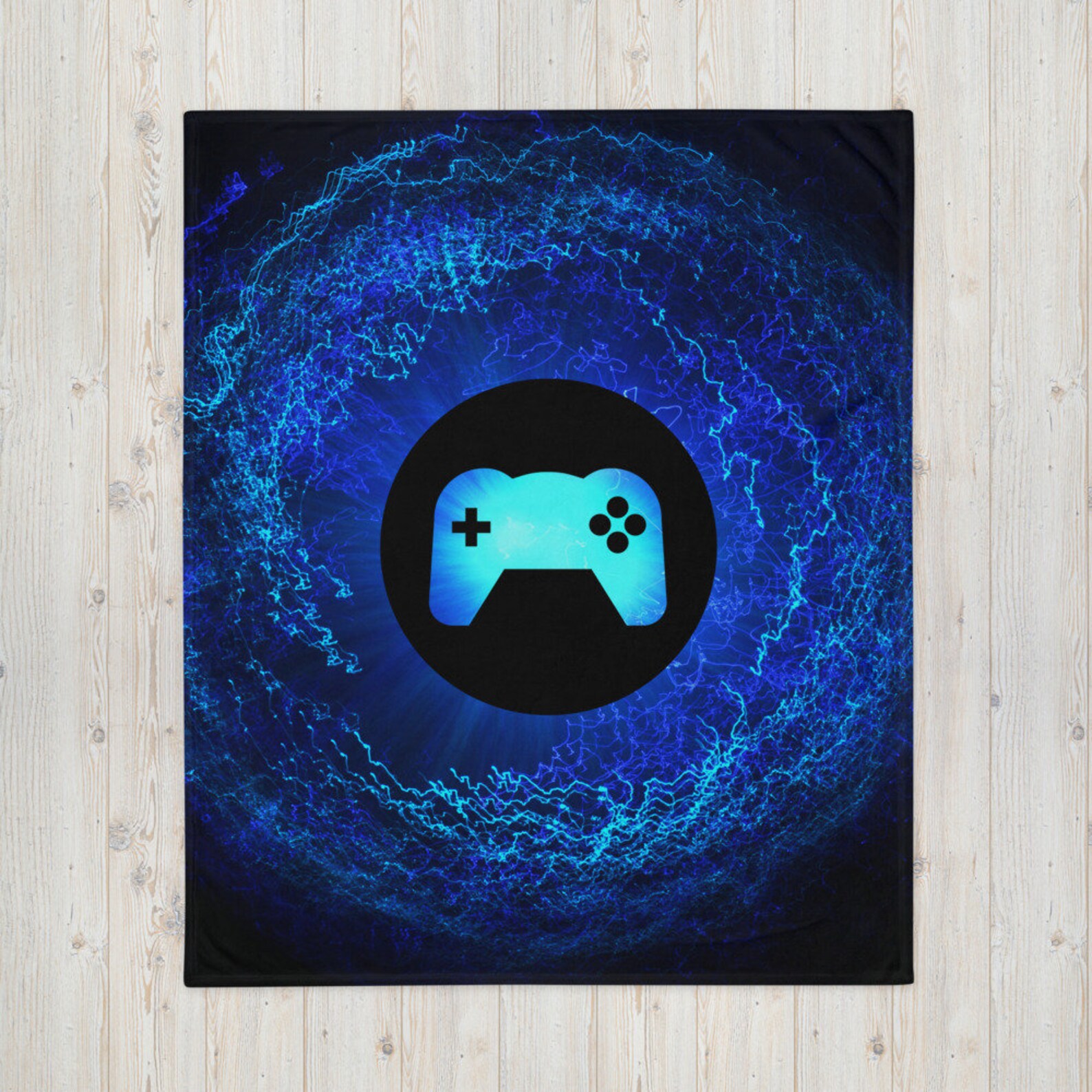 Game Room Throw Blanket Gaming Gift Game Controller Blanket Etsy