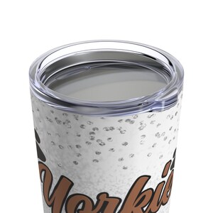Personalized Yorkie Mom Tumbler 20oz Insulated Travel Coffee image 9