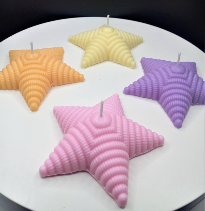 Large Starfish Candle Beach Vibes Home Decor Centerpiece image 4