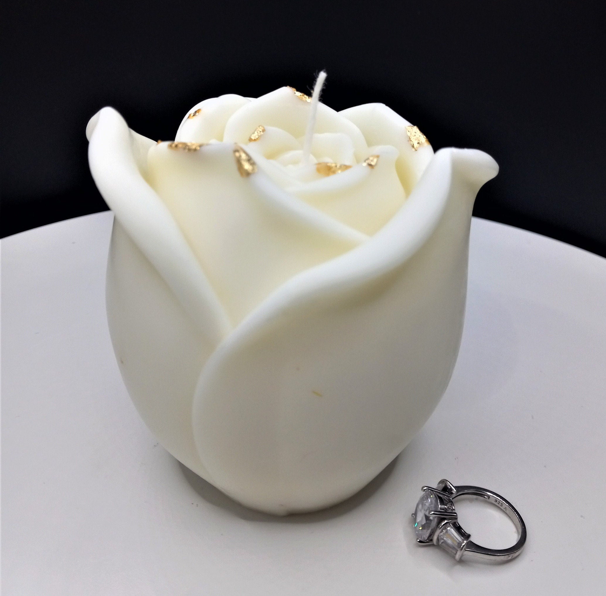 3D Rose Soy Wax Candle