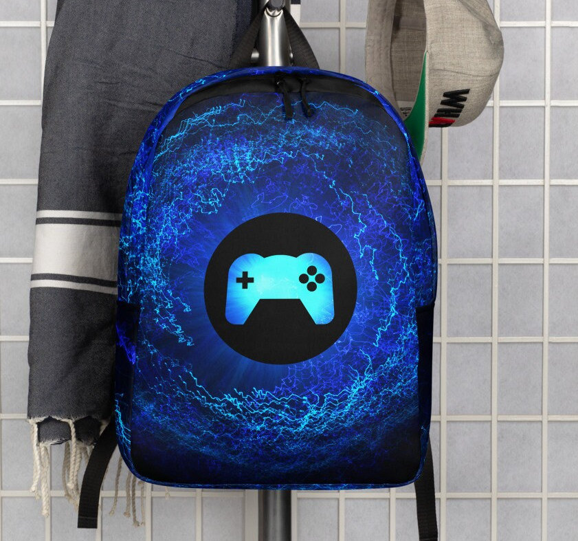 Boys Backpack Video Game Backpacks Gamer Gift Birthday Gifts Etsy