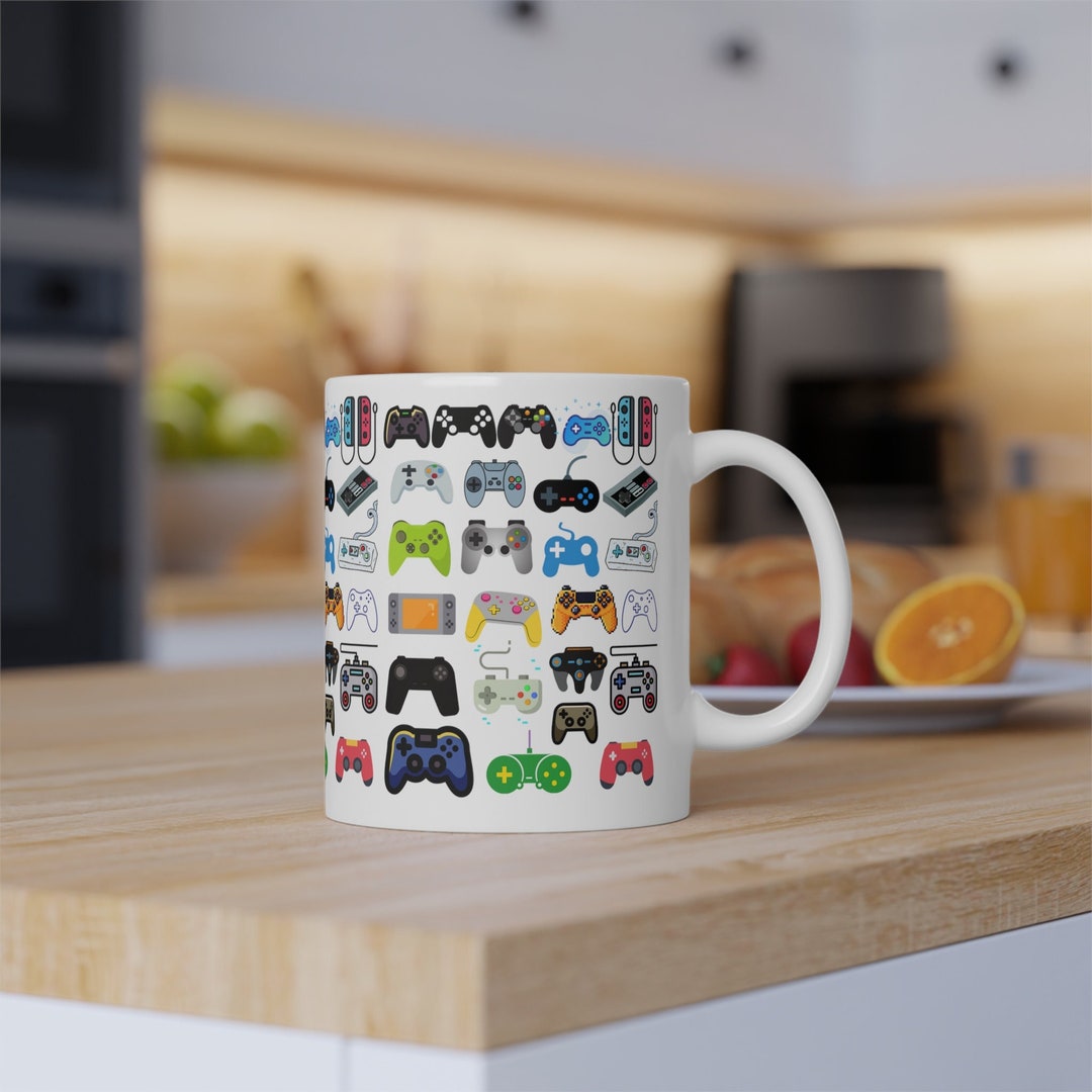 Game Controller Mugs Video Game Birthday Gift for Dad Son Etsy