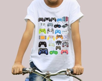 Game Controller T-shirt Youth Boys Shirt Back To School Gaming Tee Gift for Boys Gift Kids Gift Video Game Gift Gamer Son Boys Birthday