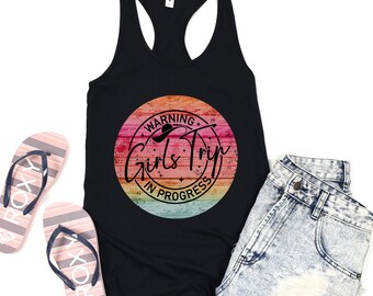 Vacation Tank Top Girl Trip for Women Summer Tanks for Girls Trips T-Shirts for Her Weekend T-shirts Summer Travel Cruise Gang Group Tee