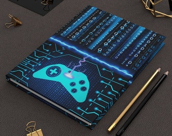 Gamer Notebook Video Game School Supplies Gamer Gift for Boys Journals Gaming Game Controller Notebooks Him Back to School Coding Developer