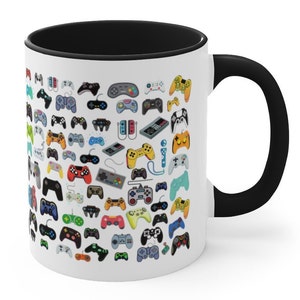 Game Controller Coffee Mug Video Game Mugs Gift for Him Gaming Gifts Birthday Gamer Kitchen Home Decor Ceramic for Husband Dad Brother image 5