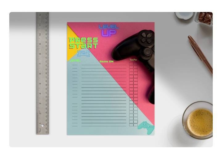 Digital Print At Home Video Game Birthday Gamer Stationery and Etsy