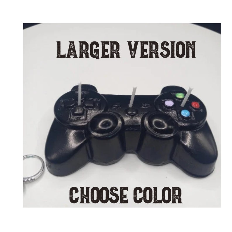 Game Controller Candles Birthday Cake Topper Video Game Gift Gamer Birthday Gifts Gaming Gift for Him Home Decor Boys Bday Party Mini Tiny StandardSzePickColor