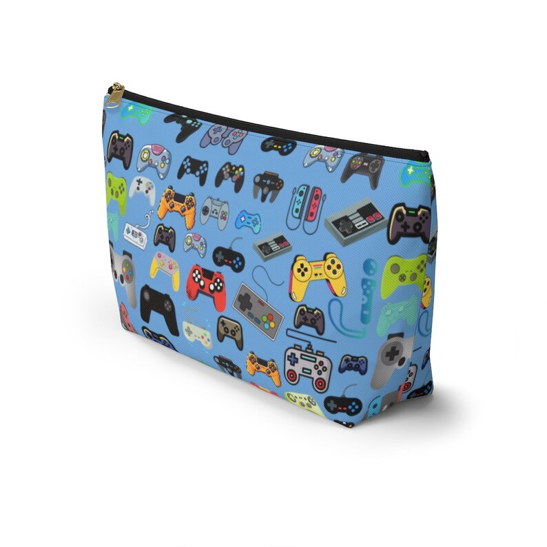 Video Game Accessory Pouch Pencil Cases School Supplies Gamer Gift Game Controller Boys Birthday Travel Bag Game Controller Gaming image 2