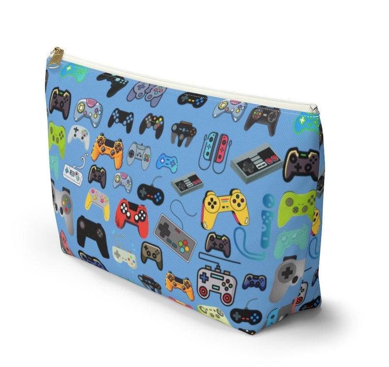 Video Game Accessory Pouch Pencil Cases School Supplies Gamer Gift Game Controller Boys Birthday Travel Bag Game Controller Gaming image 6