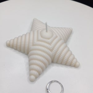 Large Starfish Candle Beach Vibes Home Decor Centerpiece image 3