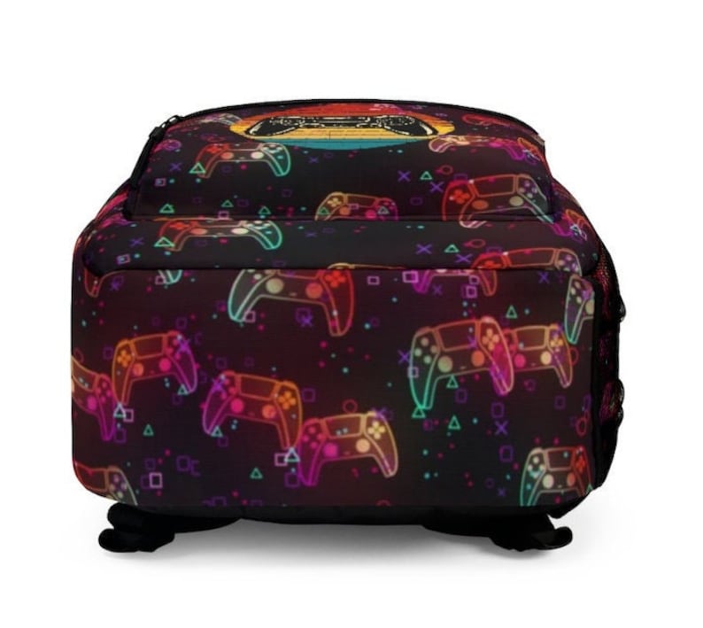 Retro Video Game Backpack Controller Backpacks Gamer Gift Etsy