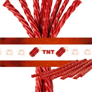 TNT Candy Wrapper: Gamer Party Decor (Digital Download)