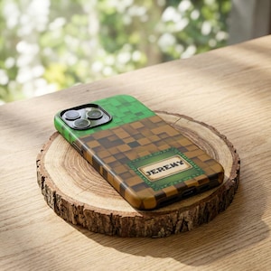 Personalized Video Game Style Phone Case, Gaming Gift