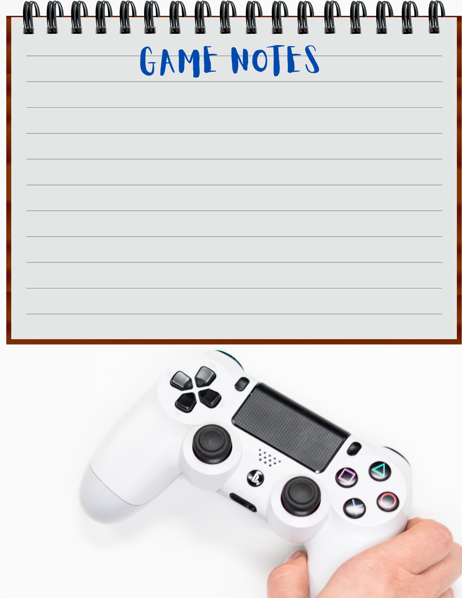 Digital Print At Home Video Game Birthday Gamer Stationery and Etsy