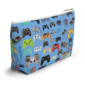 Video Game Accessory Pouch Pencil Cases School Supplies Gamer Gift Game Controller Boys Birthday Travel Bag Game Controller Gaming image 8