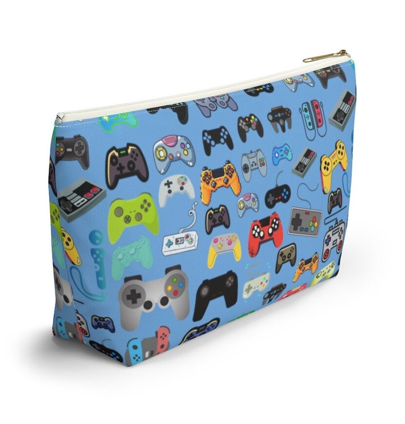 Video Game Accessory Pouch Pencil Cases School Supplies Gamer Gift Game Controller Boys Birthday Travel Bag Game Controller Gaming image 8