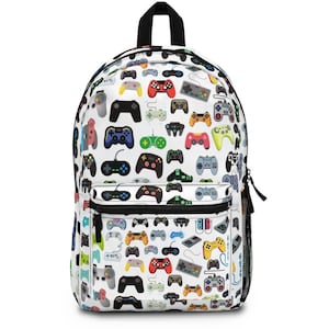 Video Game Backpack Controller Backpack Gamer Gift Gaming Birthday School Supplies Gift for Boy Game Room Home Décor Book Bag Rucksack