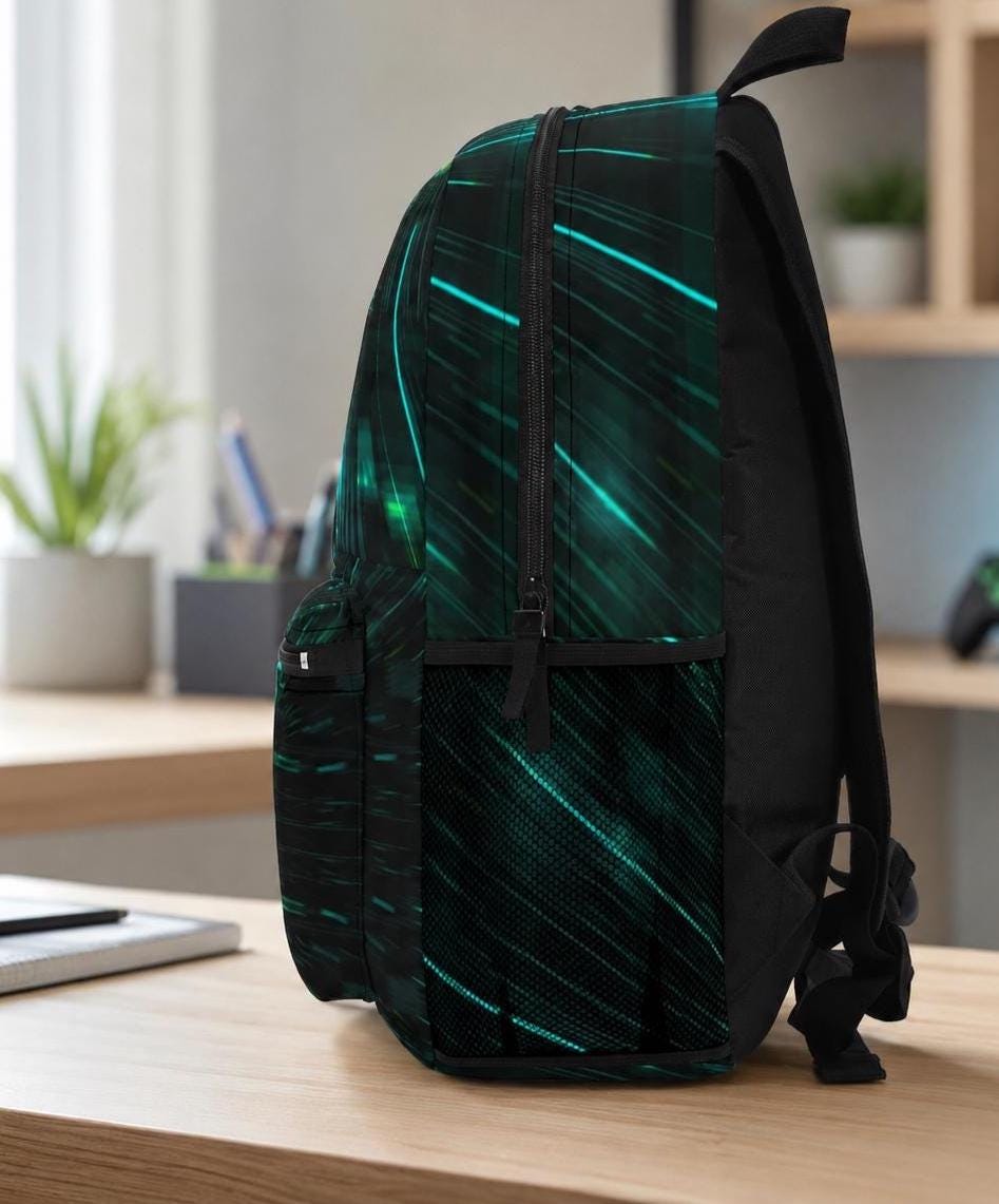 Personalized Video Game Backpack: Gamer Laptop Bag With Multiple ...