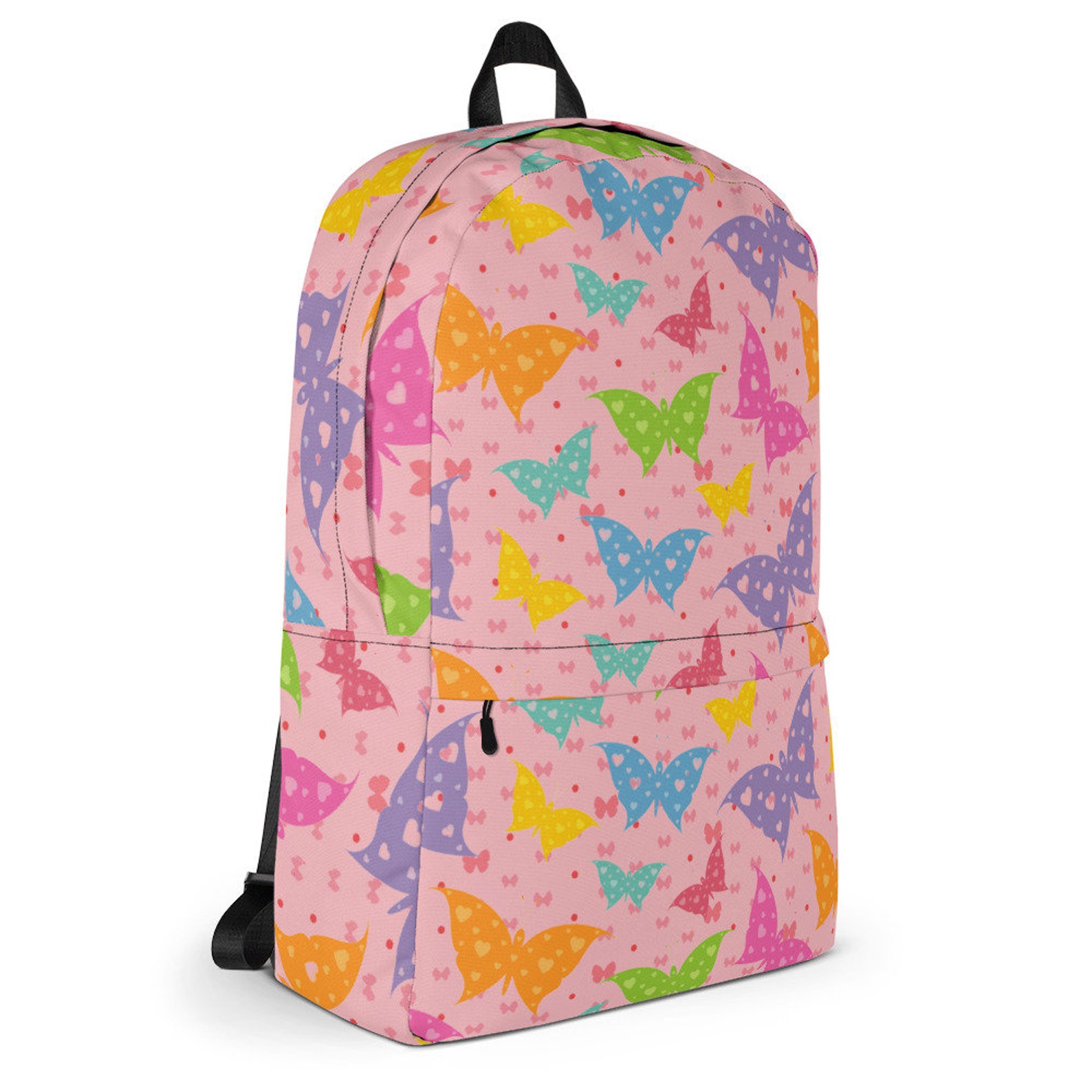Butterfly Backpack Girls Backpacks Butterflies School Supplies Etsy