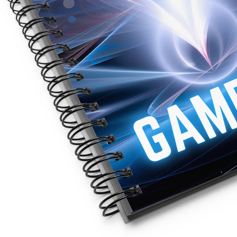 Gamer Gift Spiral Notebook Gift for Teen Son School Supplies Boys Video Game Birthday Game Controller Notepad Gaming School Journal Gift Him image 5