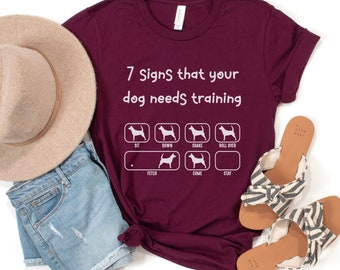 Funny Dog Shirt Womens Clothing Animal Lover T shirt Gift for Dog Lovers Tee Gifts for Her Funny Shirts Jokes Trainer Training Summer Tees