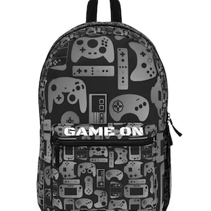 Video Game Backpack Controller Backpack Gamer Gifts Gaming Birthday School Supplies Gift for Boy Game Room Home Décor Book Bag Rucksack