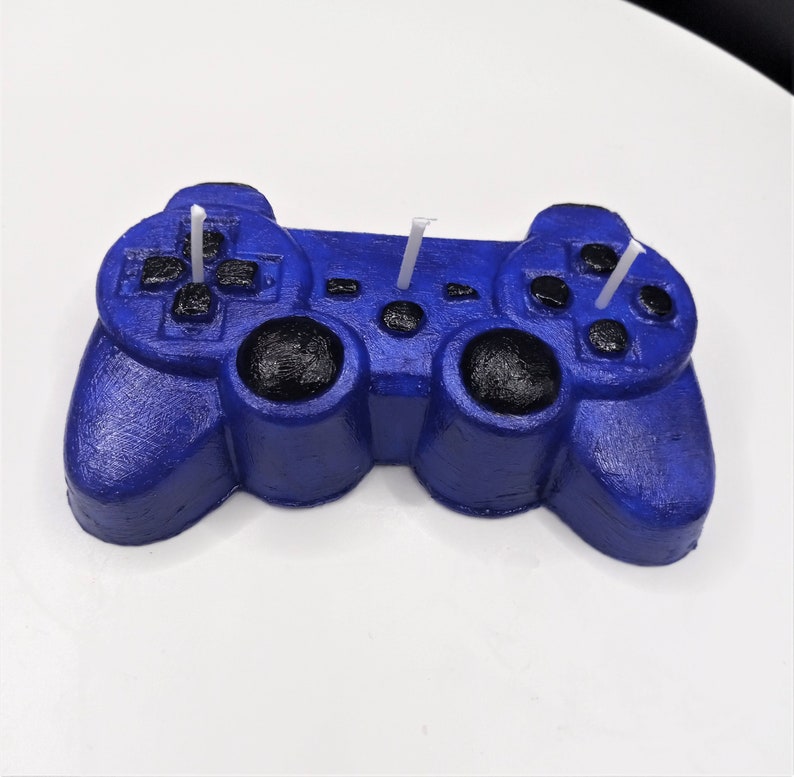 Custom Game Controller Candles Video Game Birthday Gift Gamers Gifts Cake Topper Gaming Home Decor Gift for Son Fathers Day Boys Birthday image 7