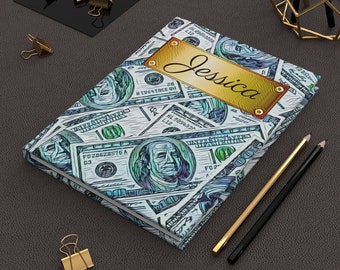 Personalized Manifestation Journal Money Notebook Custom Dream Notebooks Name Diary Custom Writing Journals Scripting Money Home Office Gift