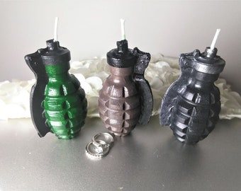 Video Game Birthday Cake Topper Grenade Gamer Gift Cake Decor Candle Gaming  Theme Gift for Him Grenades TNT Gift for Son Birthday Gifts