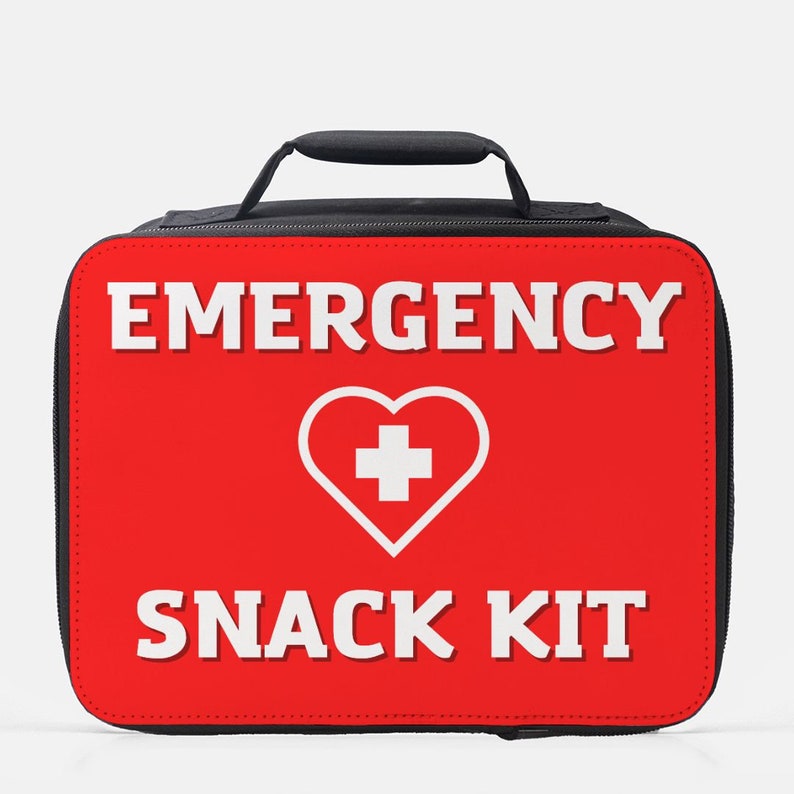 Emergency Snack Kit Lunch Bag Funny Insulated Gift for Her Fathers Day Mothers Day Gift for Him Dad Birthday Mom Gift Reusable Diabetic Gift image 6