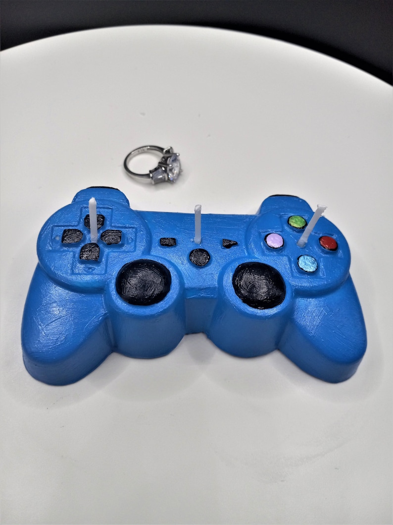 Game Controller Candle Birthday Gift Gaming Gifts Gaming Home Decor Gift for Son Gamers Gift Cake Topper Video Game Husbands Fathers Day Dad image 4