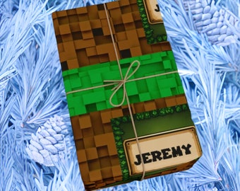 Papier cadeau pour jeu vidéo Papier cadeau Gamer Anniversaire Noël Papier papier cadeau pour manette de jeu Impression Décoration d'intérieur Cadeaux pour garçons