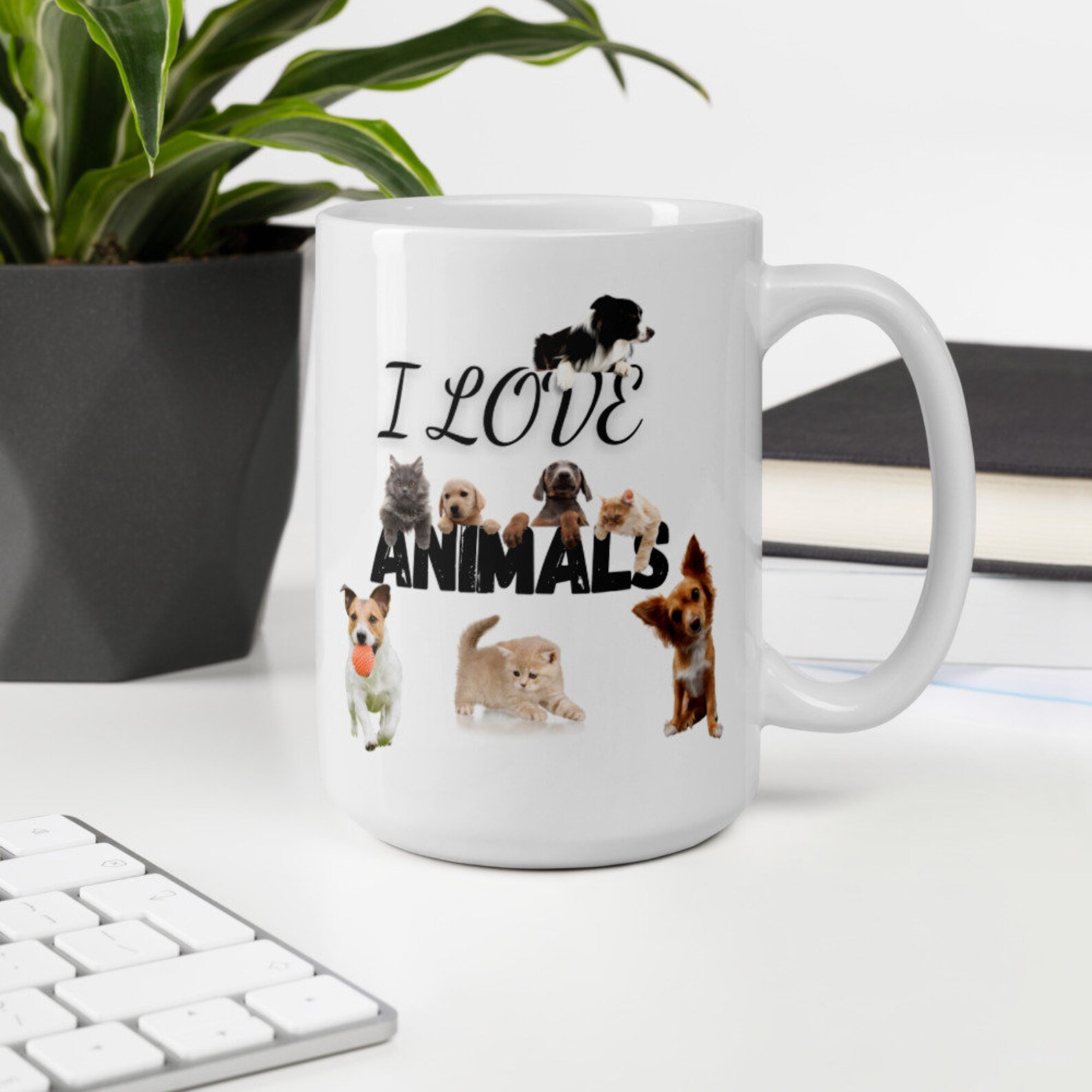 I Love Animals MugAnimal Lover Mug Gift for Vet Gift Pet Etsy
