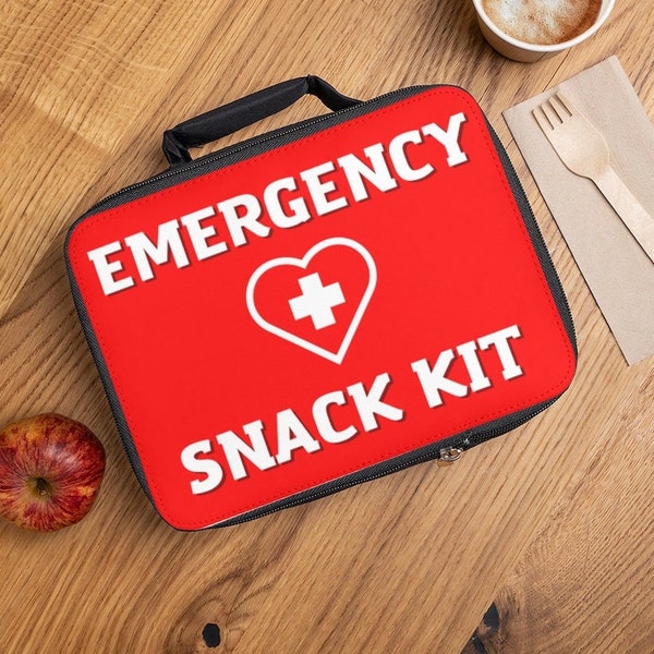 Emergency Snack Kit Lunch Bag Funny Insulated Gift for Her Fathers Day Mothers Day Gift for Him Dad Birthday Mom Gift Reusable Diabetic Gift