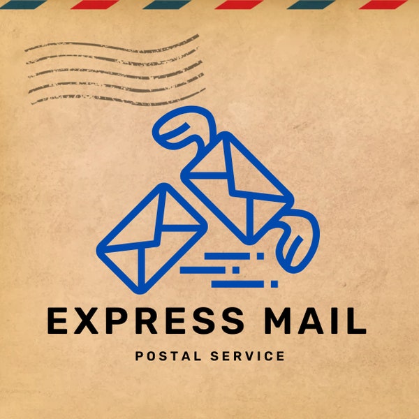 Priority Mail und Priority Mail Express Mail Gebühr nach dem Kauf. Schnellerer Versand zur Bestellung hinzufügen
