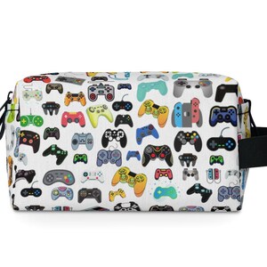 Game Controller Toiletry Bag Gifts for Him Video Game Controller Gaming Gift Idea Travel Toiletries Birthday for Son Gamer Boys Pouch Gift image 2