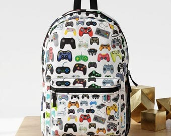Video Game Controller Backpack: Gamer School Book Bag